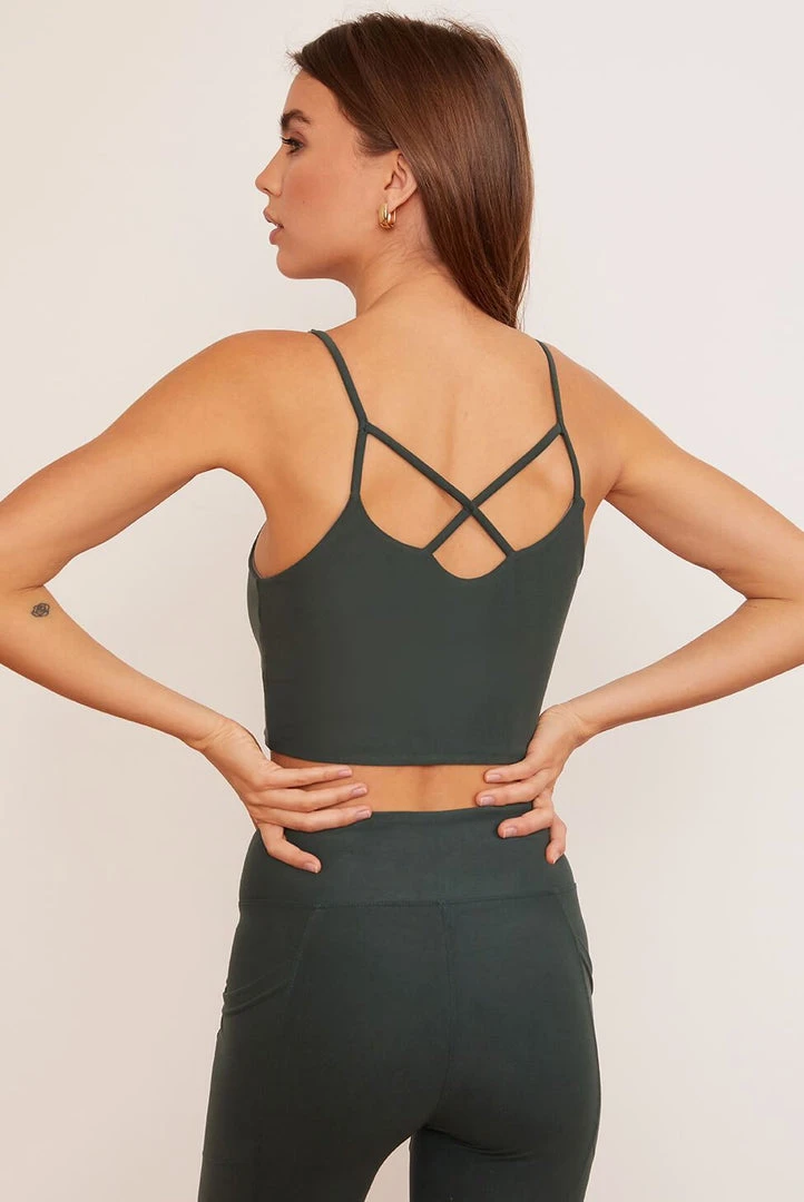 Wolven Reversible Crisscross Four-Way Recycled Top - Thyme Wolven Reversible Crisscross Four-Way Recycled Top - Thyme