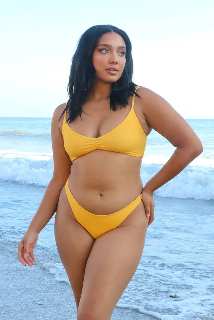 Wolven Reversible Ruched Recycled Swimsuit Top - Fauna Wolven Reversible Ruched Recycled Swimsuit Top - Fauna