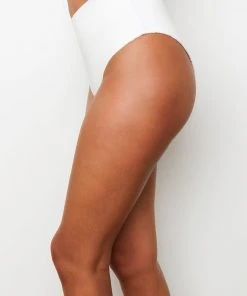 Wolven Swim Reversible Recycled High-Waisted Bikini Bottom - Harmony