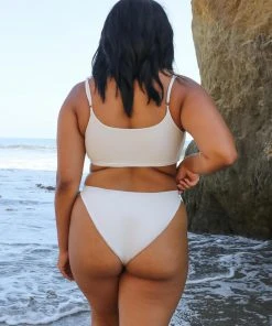 Wolven Reversible Ruched Recycled Swimsuit Top - Harmony