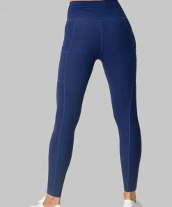 Wolven Recycled Legging With Pockets - Indigo Activewear + Athleisure