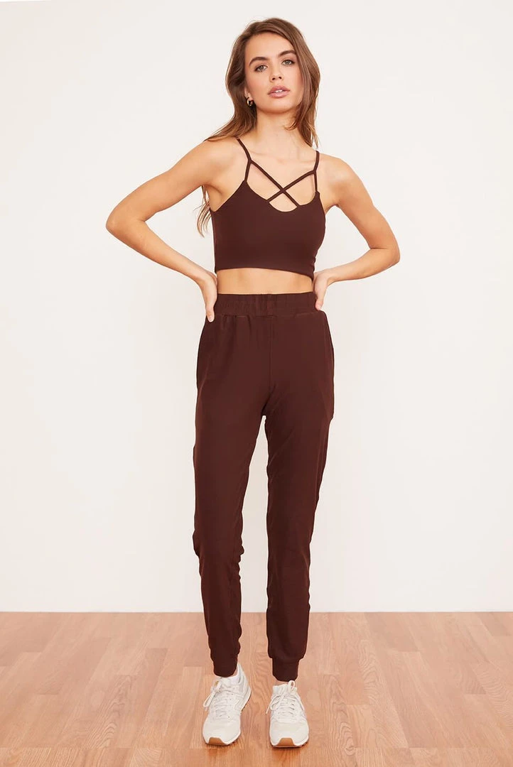 Wolven Activewear + Athleisure Recycled Joggers - Chai Wolven Activewear + Athleisure Recycled Joggers - Chai