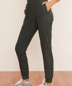 Wolven Activewear + Athleisure Recycled Joggers - Thyme 3 Wolven Activewear + Athleisure Recycled Joggers - Thyme