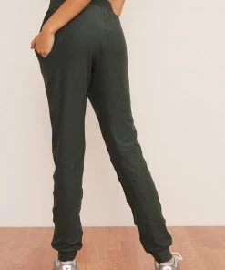 Wolven Activewear + Athleisure Recycled Joggers - Thyme 2 Wolven Activewear + Athleisure Recycled Joggers - Thyme