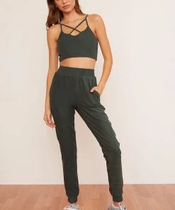 Wolven Activewear + Athleisure Recycled Joggers - Thyme 4 Wolven Activewear + Athleisure Recycled Joggers - Thyme