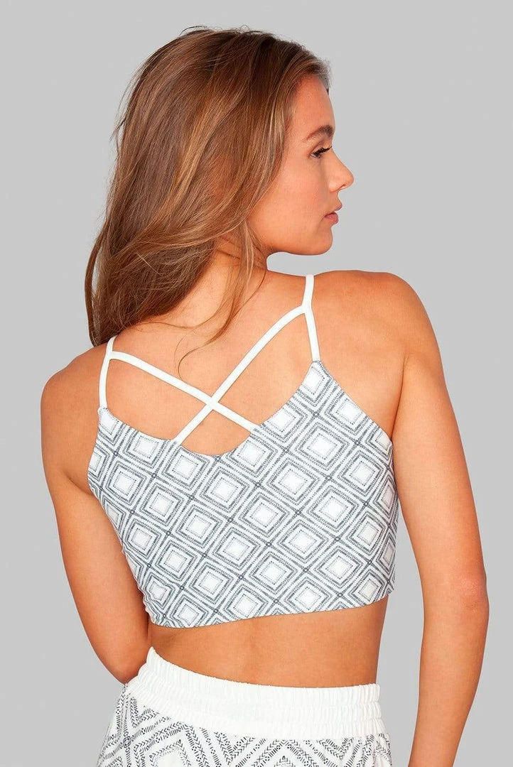 Wolven Crisscross Four-Way Recycled Top - Lineage Activewear + Athleisure Wolven Crisscross Four-Way Recycled Top - Lineage Activewear + Athleisure