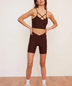 Wolven Recycled Midi Bike Short - Chai