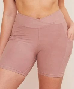 Wolven Recycled Midi Bike Short - Salt