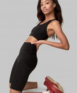 Wolven Recycled Bike Short With Pockets - Onyx Best Sellers