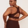 Wolven Recycled Racerback Bra - Chai Activewear + Athleisure