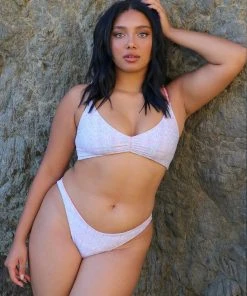 Wolven Swim Reversible French Cut Recycled Bikini Bottom - Riviera 3 Wolven Swim Reversible French Cut Recycled Bikini Bottom - Riviera