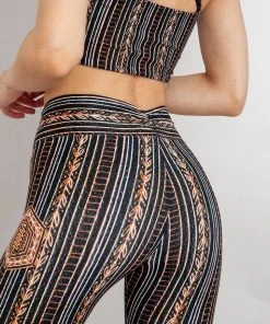 Wolven Crossover Recycled Ruched Legging - Zephyr Activewear + Athleisure