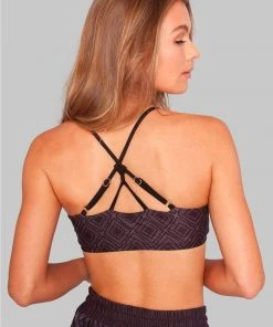 Wolven Crisscross Recycled Bra - Summit 4 Wolven Crisscross Recycled Bra - Summit