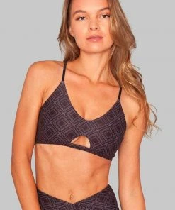 Wolven Crisscross Recycled Bra - Summit