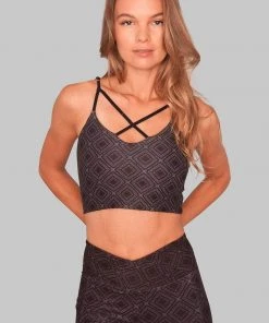 Wolven Crisscross Four-Way Recycled Top - Summit