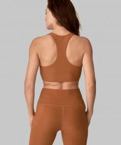 Wolven Best Sellers Recycled Yoga Top - Turmeric