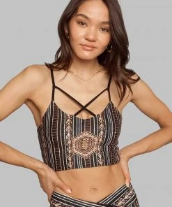 Wolven Crisscross Four-Way Recycled Top - Zephyr