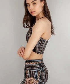 Wolven Crossover Recycled High-Waisted Short - Zephyr