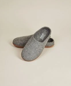 Kyrgies Best Sellers Women's Natural Sole Low Back Wool Slippers - Gray 3 Kyrgies Best Sellers Women's Natural Sole Low Back Wool Slippers - Gray