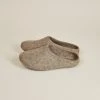 Kyrgies Women's Classic Sole Low Back Wool Slippers - Oatmeal Best Sellers