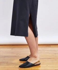 Coyuchi Pajamas + Loungewear Solstice Nightgown - Deep Graphite