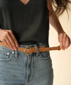 Nisolo Accessories Women's Talia Braided Belt - Almond