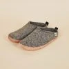 Kyrgies Women's Wool Slipper Slides - Gray Shoes