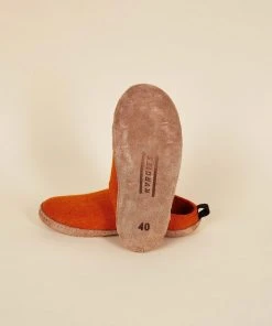 Kyrgies Best Sellers Women's Wool Slipper Slides - Orange