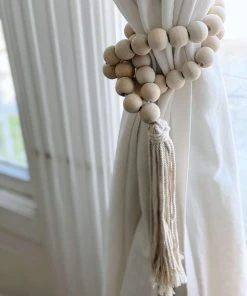 Ceremonia Wooden Beaded Tassel