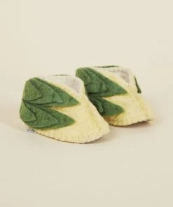 Silk Road Bazaar Wool Baby Booties - Corn Best Sellers