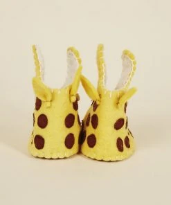 Silk Road Bazaar Kids' + Baby Wool Baby Booties - Giraffe 8 Silk Road Bazaar Kids' + Baby Wool Baby Booties - Giraffe