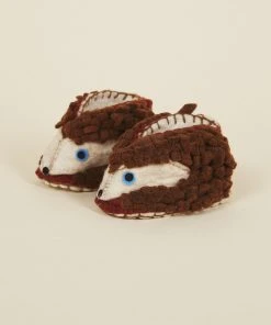 Silk Road Bazaar Wool Baby Booties - Hedgehog 3 Silk Road Bazaar Wool Baby Booties - Hedgehog