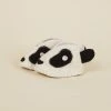 Silk Road Bazaar Wool Baby Booties - Panda