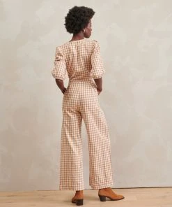 WVN Clothing Amber Gingham Jumpsuit
