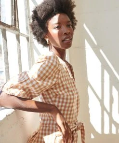 WVN Clothing Amber Gingham Jumpsuit