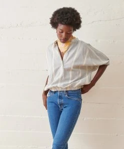 WVN Luca Multi Stripe Top Clothing