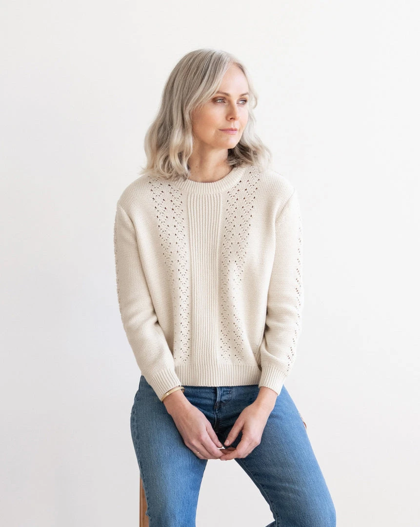 WVN Pointelle Sweater 1 WVN Pointelle Sweater