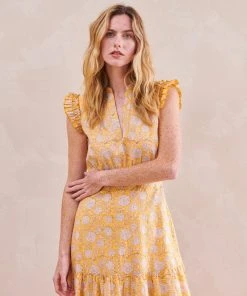 WVN Clothing Starla Marigold Dress