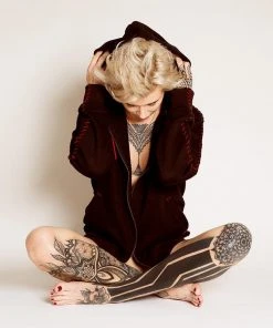 ONE432 Zalzala Upcycled Unisex Zip Hoodie Clothing