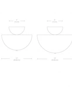 Dounia Home Zana Semi Flush Mount Ceiling Light