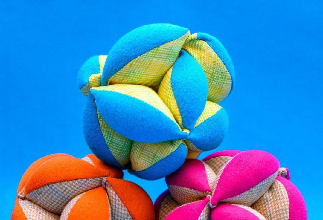 Zeki Learning Plush Puzzle Ball - Blue Baby Gifts Zeki Learning Plush Puzzle Ball - Blue Baby Gifts