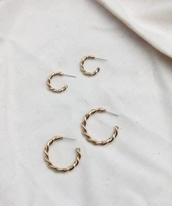 Yewo Jewelry Zinga Recycled Hoop Earrings 4 Yewo Jewelry Zinga Recycled Hoop Earrings