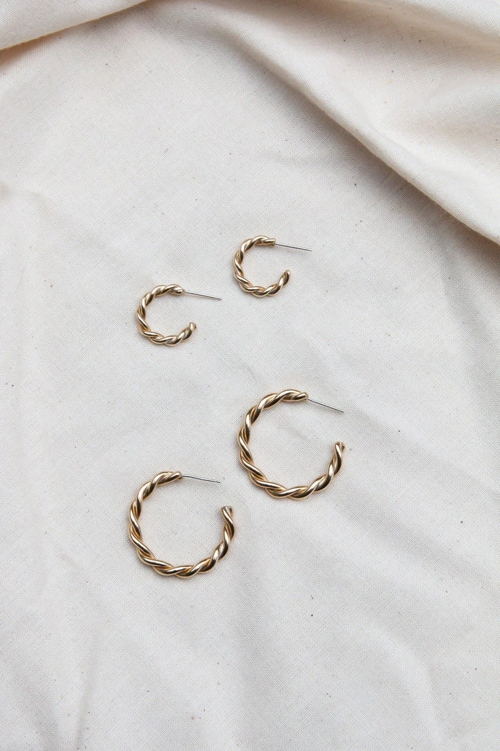 Yewo Jewelry Zinga Recycled Hoop Earrings Yewo Jewelry Zinga Recycled Hoop Earrings