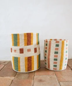 Zuahaza Handcrafted Omaira Large Floor Basket