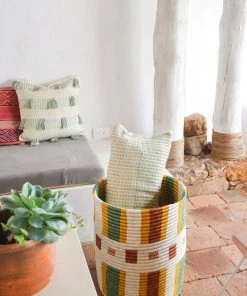 Zuahaza Handcrafted Omaira Large Floor Basket