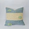 Zuahaza Salento Throw Pillow Cover - Indigo + Seaglass Handcrafted